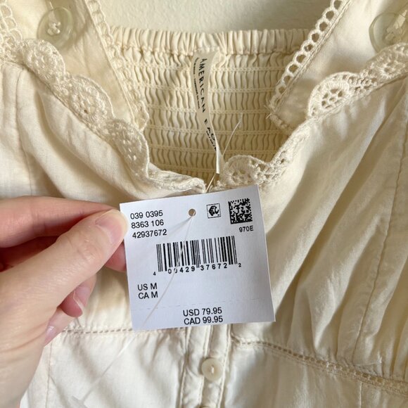 AE Catie Corset Crochet Midi Dress in Cream NEW - Picture 7 of 7